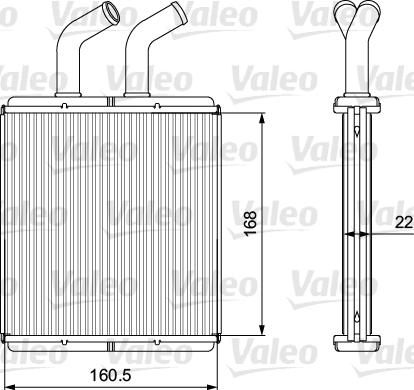 Valeo 811562 - Теплообменник, отопление салона autosila-amz.com