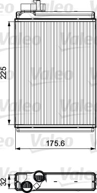 Valeo 811507 - Теплообменник, отопление салона autosila-amz.com