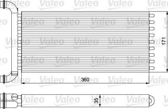 Valeo 811521 - Теплообменник, отопление салона autosila-amz.com