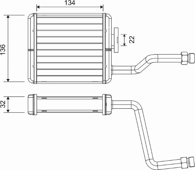 Valeo 811573 - Теплообменник, отопление салона autosila-amz.com