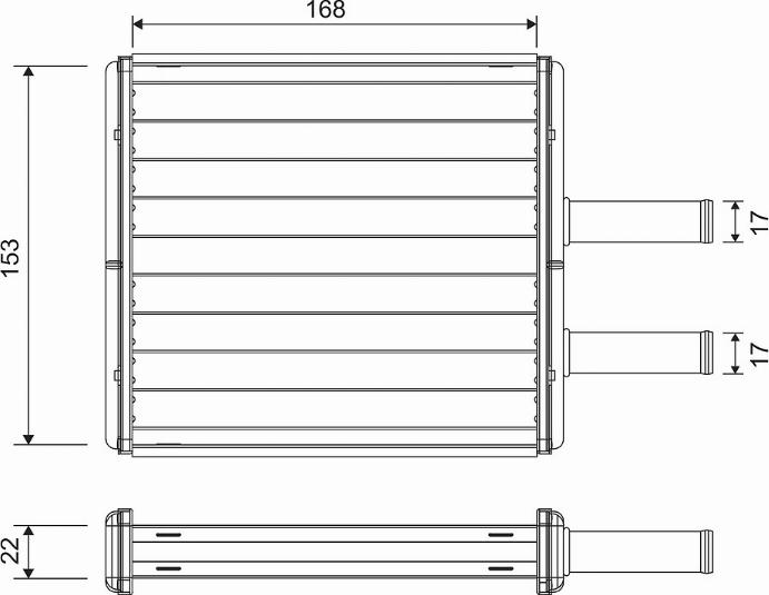 Valeo 811572 - Теплообменник, отопление салона autosila-amz.com