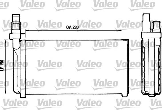 Valeo 811066 - Теплообменник, отопление салона autosila-amz.com