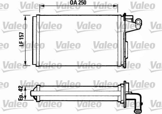 Valeo 811075 - Теплообменник, отопление салона autosila-amz.com