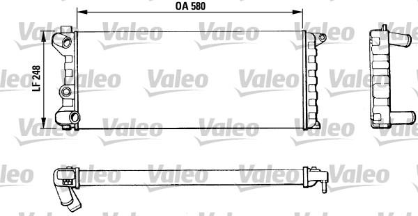 Valeo 811 392 - Радиатор, охлаждение двигателя autosila-amz.com