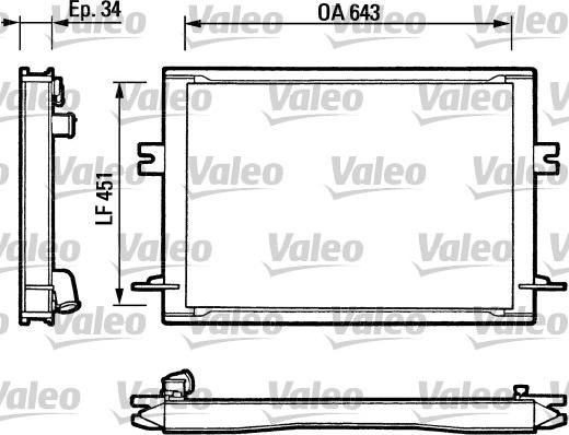 Valeo 811 348 - Радиатор, охлаждение двигателя autosila-amz.com