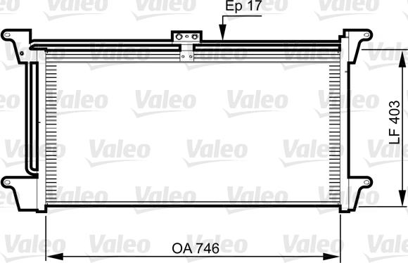 Valeo 818992 - Конденсатор кондиционера autosila-amz.com