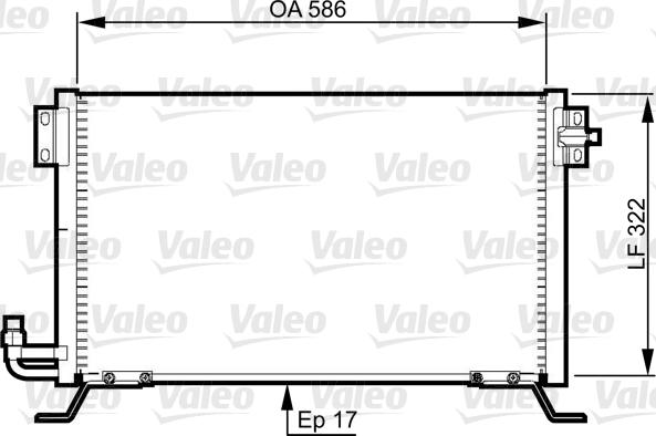 Valeo 818989 - Конденсатор кондиционера autosila-amz.com