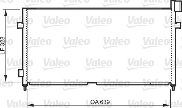 Valeo 818984 - Конденсатор кондиционера autosila-amz.com