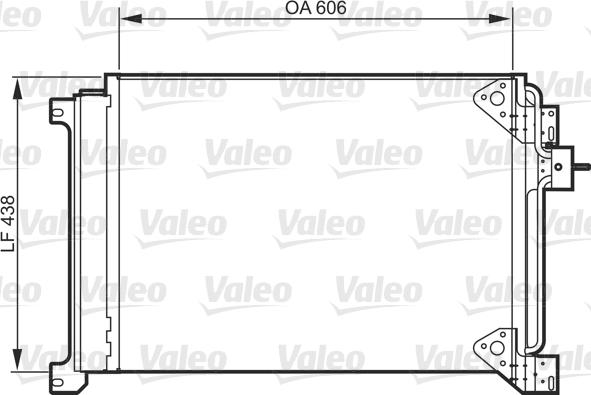Valeo 818985 - Конденсатор кондиционера autosila-amz.com