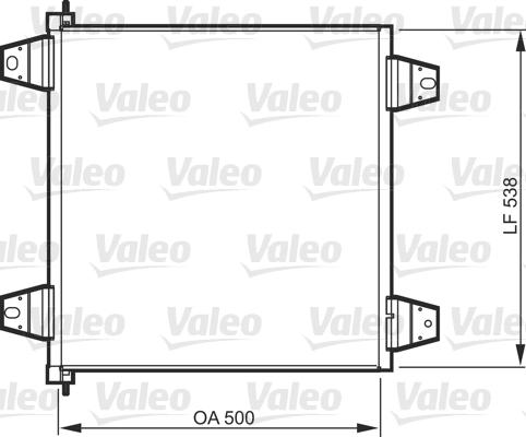 Valeo 818986 - Конденсатор кондиционера autosila-amz.com