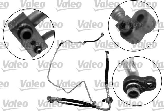 Valeo 818495 - Трубопровод высокого давления, кондиционер autosila-amz.com