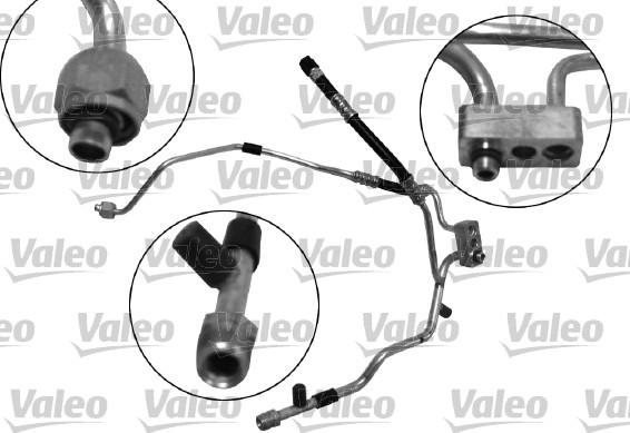 Valeo 818493 - Трубопровод высокого давления, кондиционер autosila-amz.com