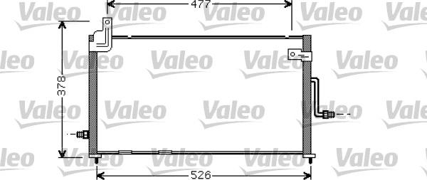 Valeo 818060 - Конденсатор autosila-amz.com