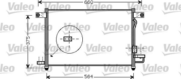 Valeo 818061 - Конденсатор кондиционера autosila-amz.com