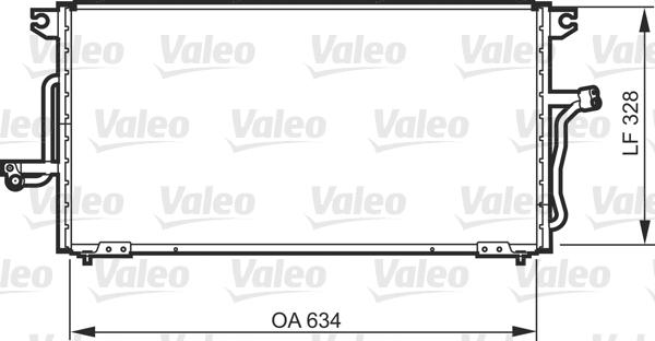 Valeo 818081 - Конденсатор кондиционера autosila-amz.com