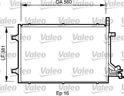 Valeo 818194 - Конденсатор кондиционера autosila-amz.com