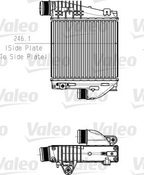 Valeo 818290 - Интеркулер, теплообменник турбины autosila-amz.com