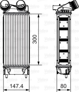 Valeo 818291 - Интеркулер, теплообменник турбины autosila-amz.com