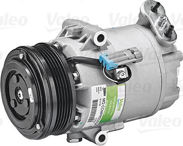 Valeo 813100 - компрессор кондиционера Opel Astra H 1.4/1.8/1.9CDTi 04> autosila-amz.com