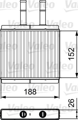 Valeo 812442 - Теплообменник, отопление салона autosila-amz.com