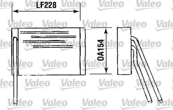 Valeo 812090 - Теплообменник, отопление салона autosila-amz.com