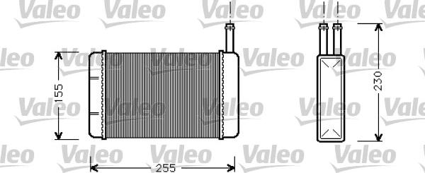 Valeo 812057 - Теплообменник, отопление салона autosila-amz.com