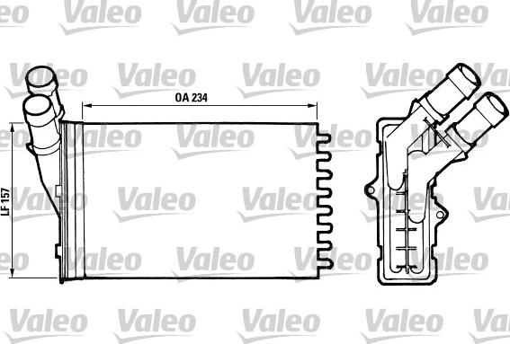 Valeo 812005 - Радиатор, охлаждение двигателя autosila-amz.com