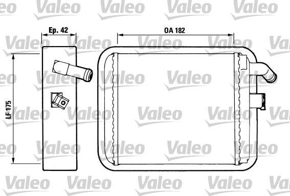 Valeo 812018 - Теплообменник, отопление салона autosila-amz.com