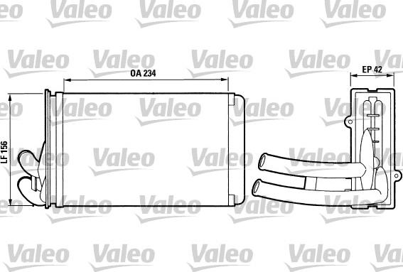 Valeo 812012 - Теплообменник, отопление салона autosila-amz.com