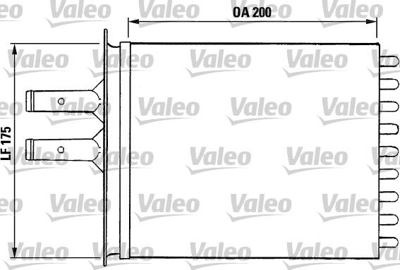 Valeo 812081 - Теплообменник, отопление салона autosila-amz.com