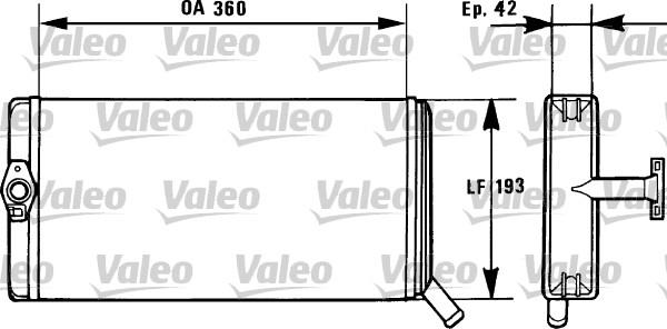 Valeo 812026 - Теплообменник, отопление салона autosila-amz.com