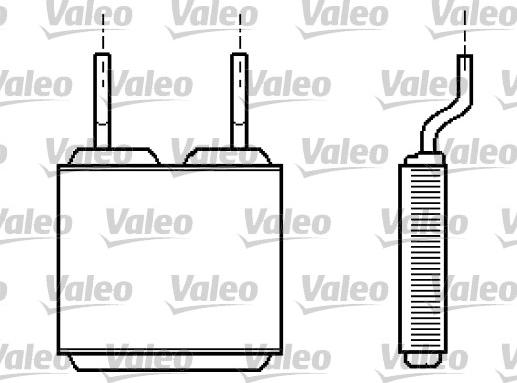 Valeo 812149 - Теплообменник, отопление салона autosila-amz.com