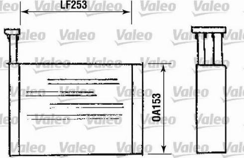 Valeo 812144 - Теплообменник, отопление салона autosila-amz.com