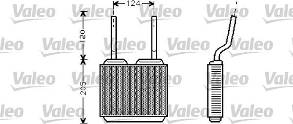 Valeo 812146 - Теплообменник, отопление салона autosila-amz.com