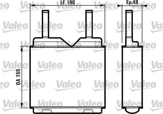 Valeo 812148 - Теплообменник, отопление салона autosila-amz.com