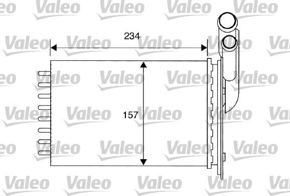Valeo 812157 - Радиатор, охлаждение двигателя autosila-amz.com
