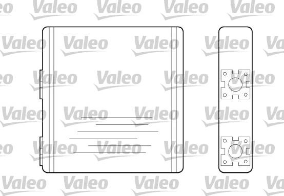 Valeo 812108 - Теплообменник, отопление салона autosila-amz.com