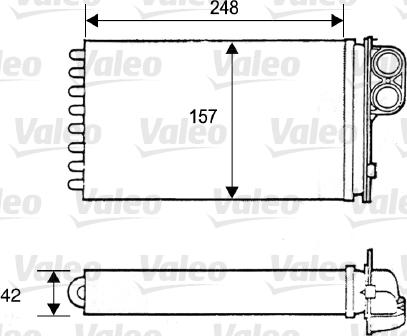 Valeo 812115 - Теплообменник, отопление салона autosila-amz.com