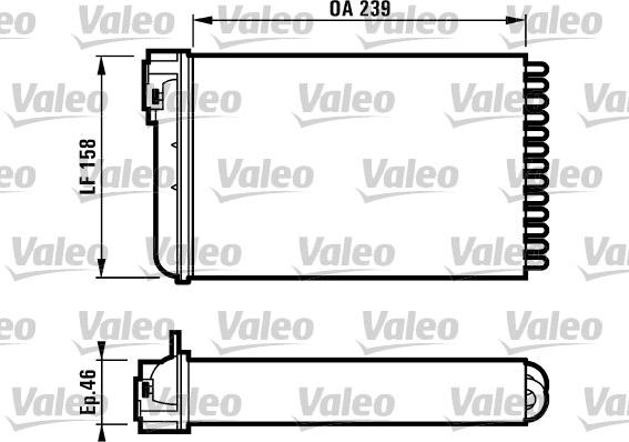 Valeo 812110 - Теплообменник, отопление салона autosila-amz.com