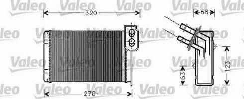 Valeo 812111 - Теплообменник, отопление салона autosila-amz.com