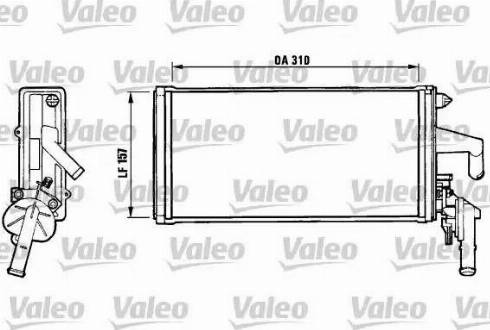 Valeo 812137 - Теплообменник, отопление салона autosila-amz.com