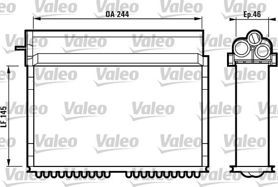 Valeo 812124 - Теплообменник, отопление салона autosila-amz.com