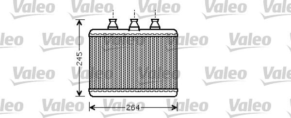 Valeo 812365 - Теплообменник, отопление салона autosila-amz.com