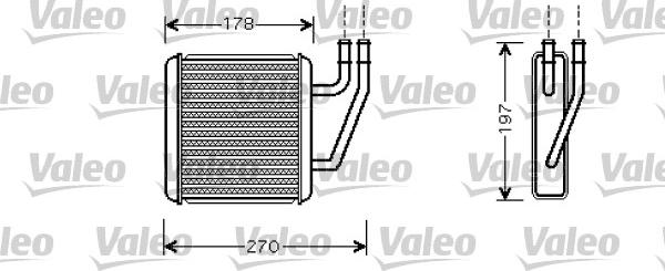 Valeo 812361 - Теплообменник, отопление салона autosila-amz.com