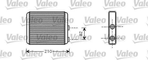 Valeo 812363 - Теплообменник, отопление салона autosila-amz.com