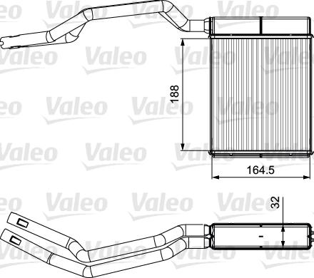 Valeo 812367 - Теплообменник, отопление салона autosila-amz.com