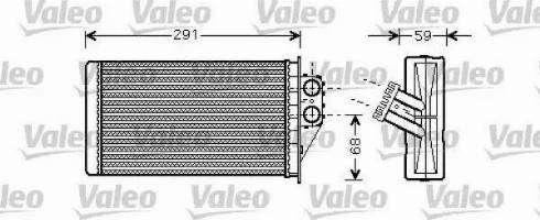Valeo 812339 - Теплообменник, отопление салона autosila-amz.com