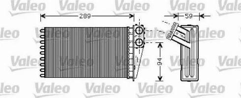 Valeo 812338 - Теплообменник, отопление салона autosila-amz.com