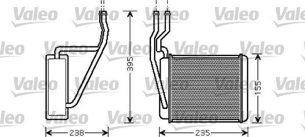 Valeo 812320 - Теплообменник, отопление салона autosila-amz.com