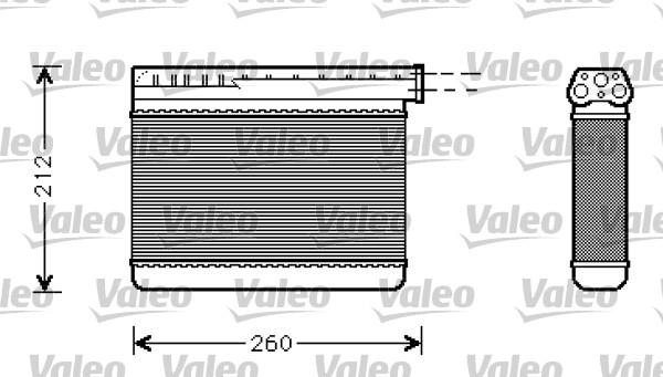 Valeo 812240 - Теплообменник, отопление салона autosila-amz.com